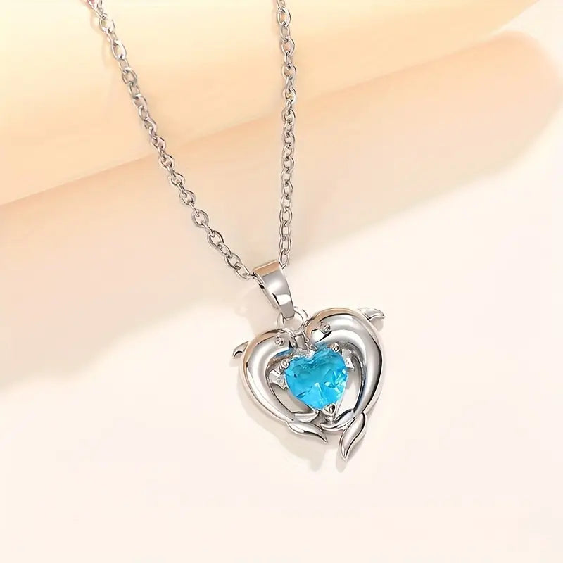 Collana Gemelli Cuore dell'Oceano