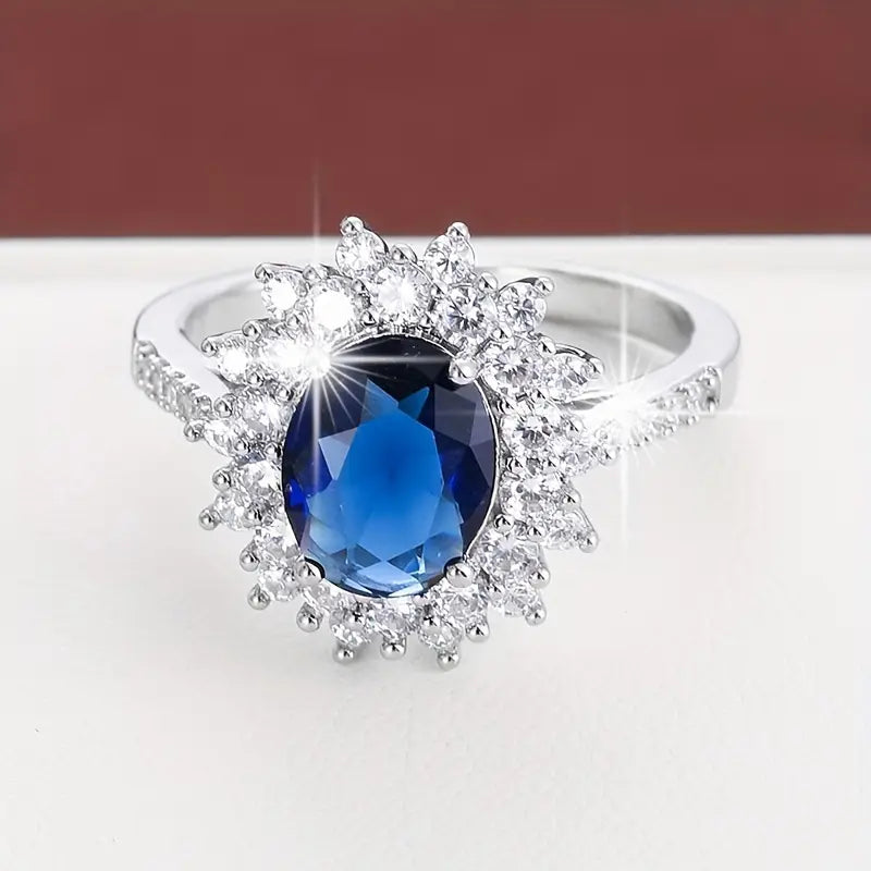 Vionne Saphirae Anello Oro Bianco