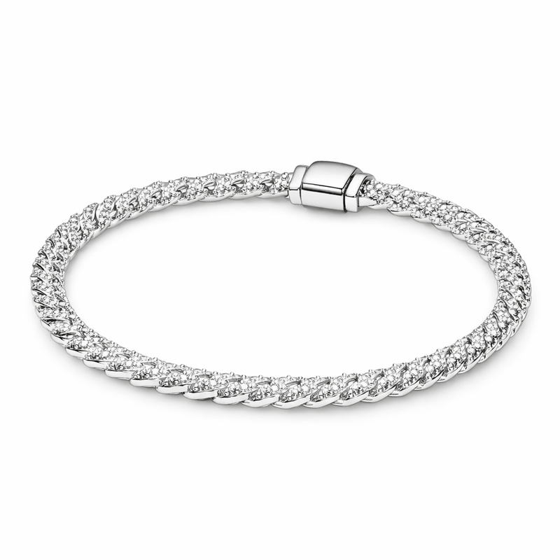 Bracciale Cubano Pave