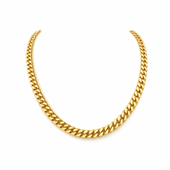 Collana Maglia Cubana Spessa Oro giallo
