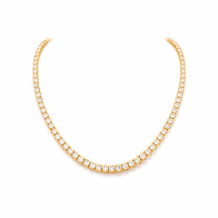 Collana Tennis Oro giallo