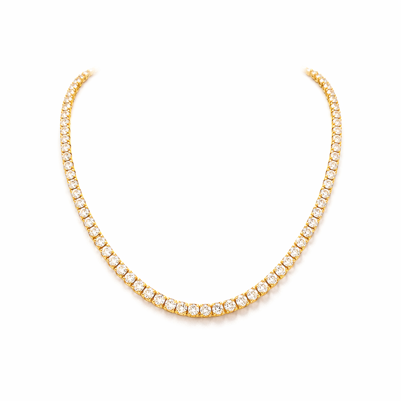 Collana Tennis Oro giallo