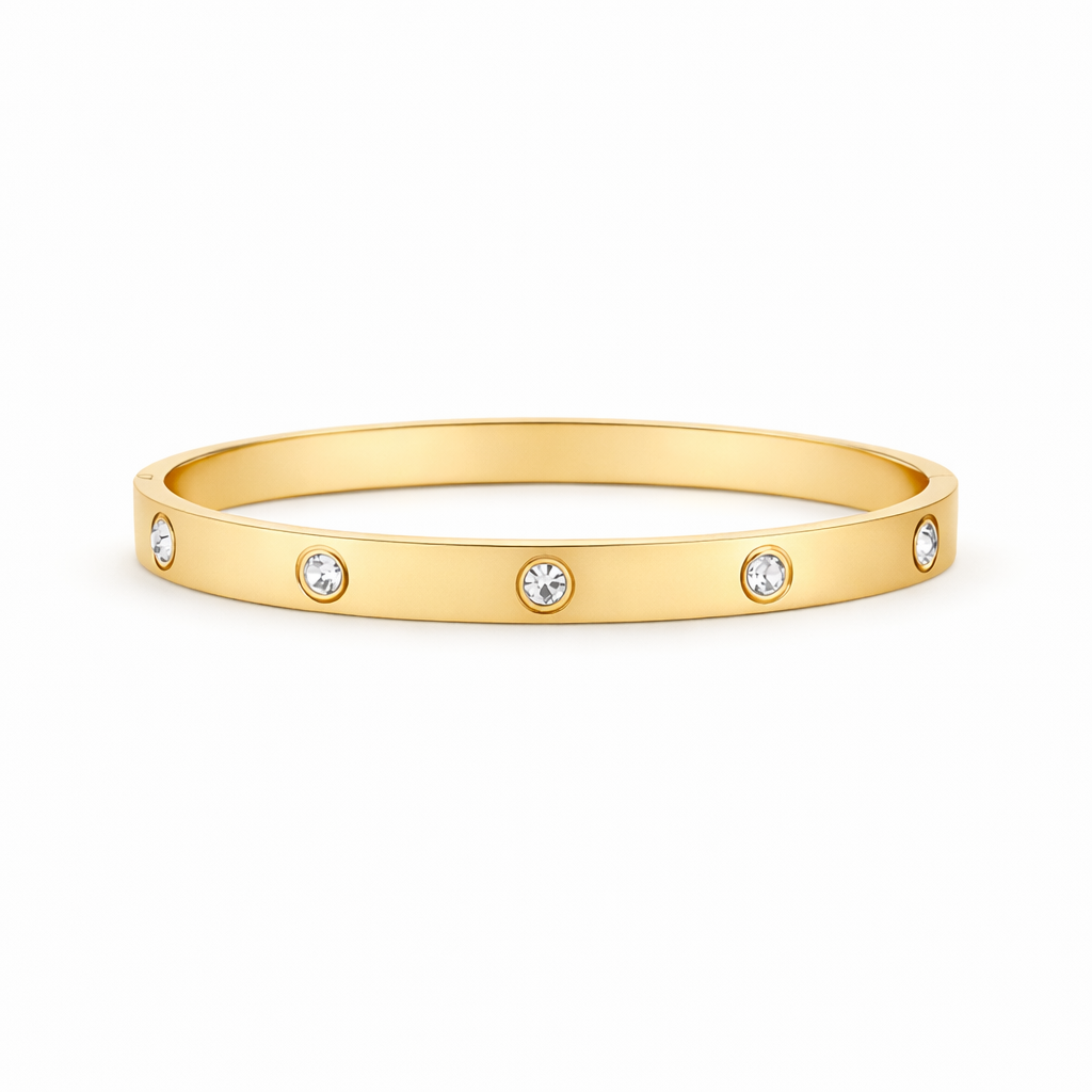 Bracciale Halo Punto Oro giallo