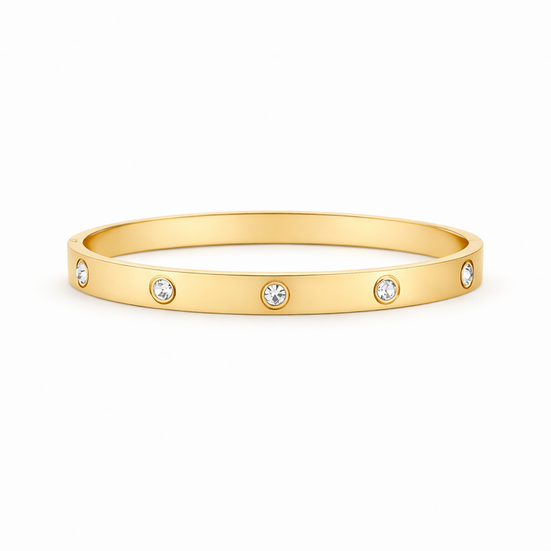Bracciale Halo Punto Oro giallo