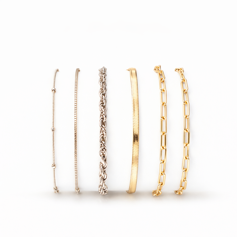 Isabella Vernetta Parure di Bracciali Oro bianco
