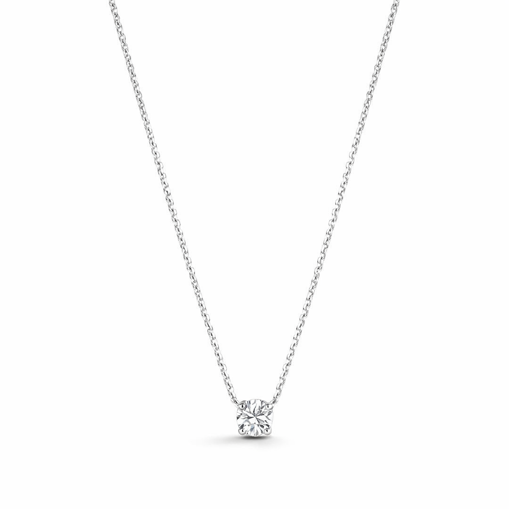 Clea Collana con Pietre preziose Oro bianco