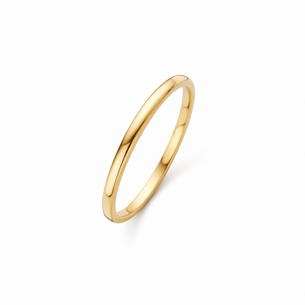 Anello Cupola Sottile Oro giallo
