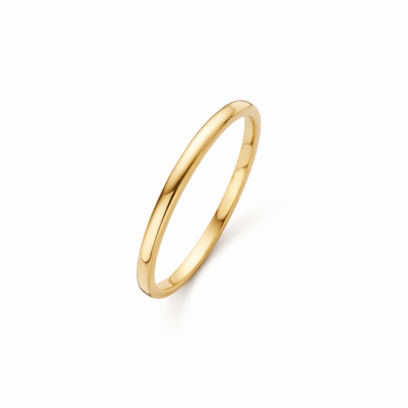 Anello Cupola Sottile Oro giallo