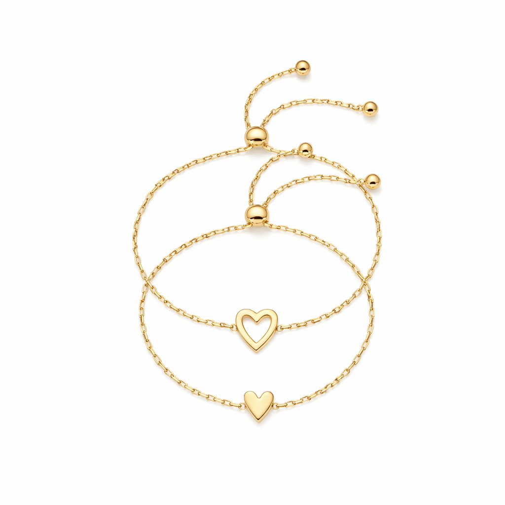 Bracciali Cuore Radianti Oro giallo