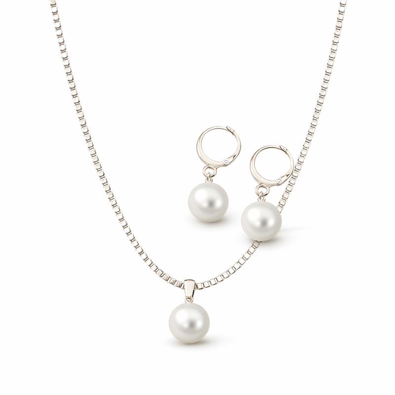 Golden Grace Parure con Perle