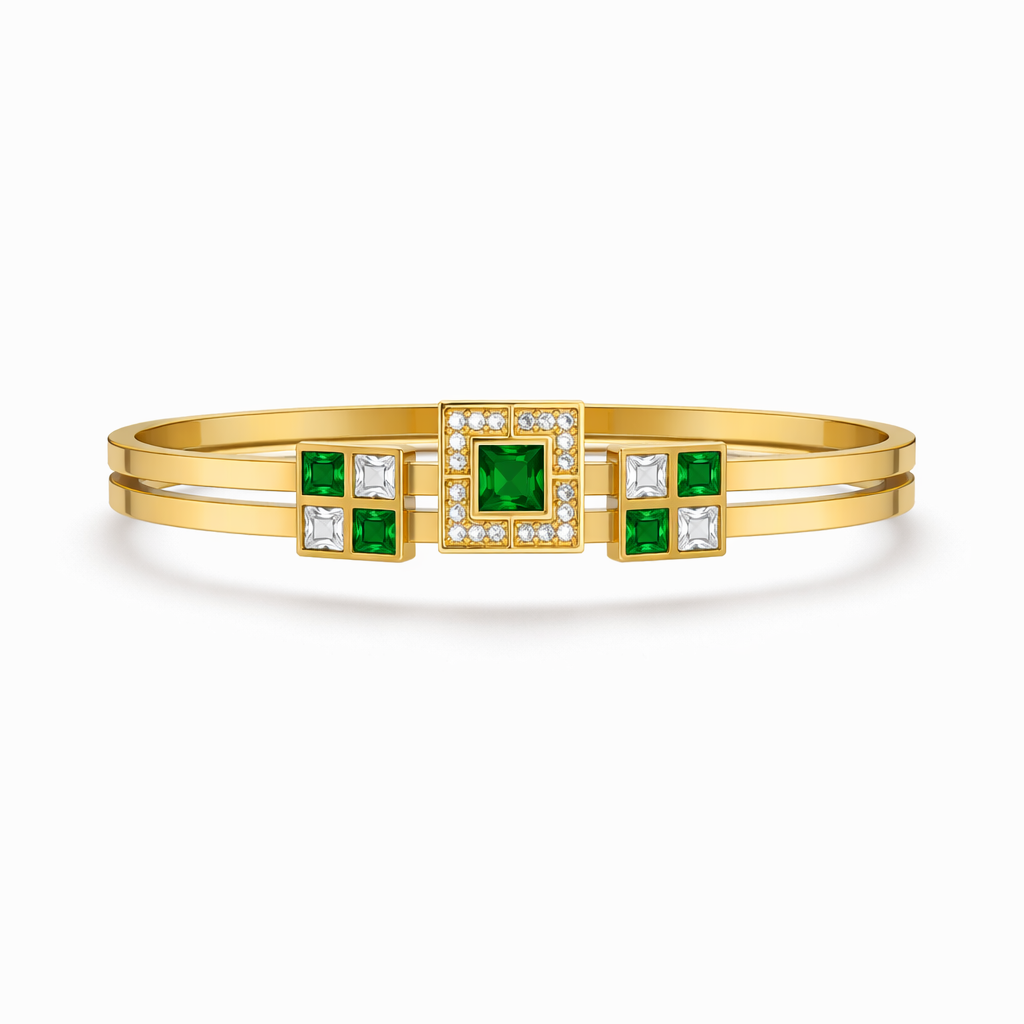 Esme Carrington Bracciale Smeraldo