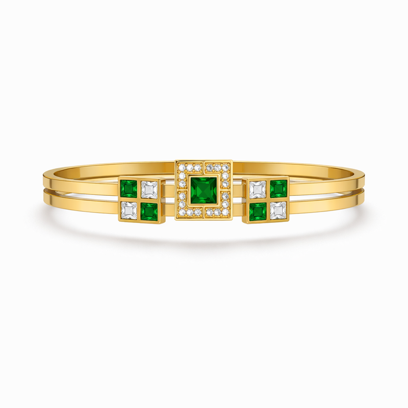Esme Carrington Bracciale Smeraldo
