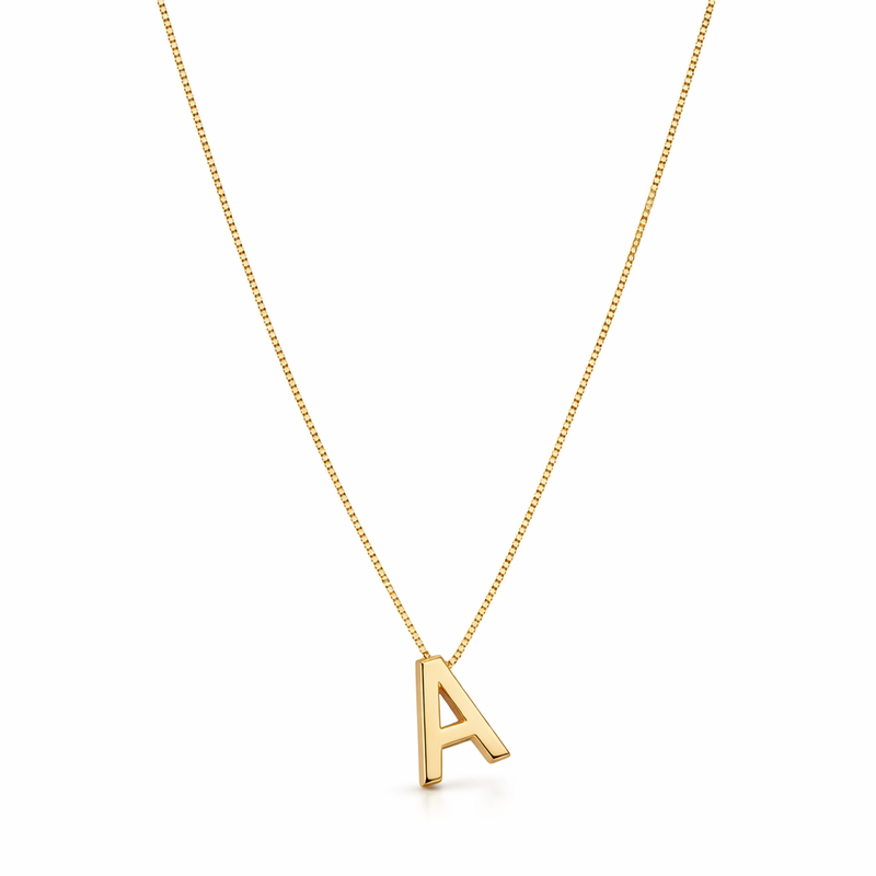 Collana con Iniziale Love Letter Oro giallo
