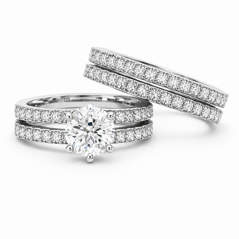 Eternal Radiance Parure Anelli