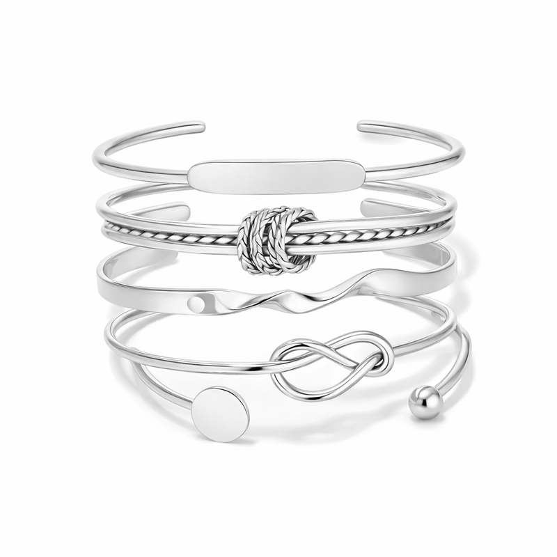 Parure Bracciali Eleganza Annodata