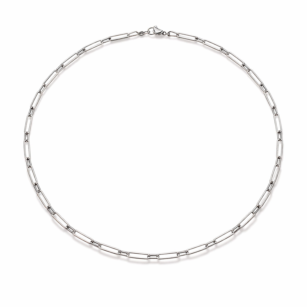 Archen Collana Catena Elegante Oro bianco