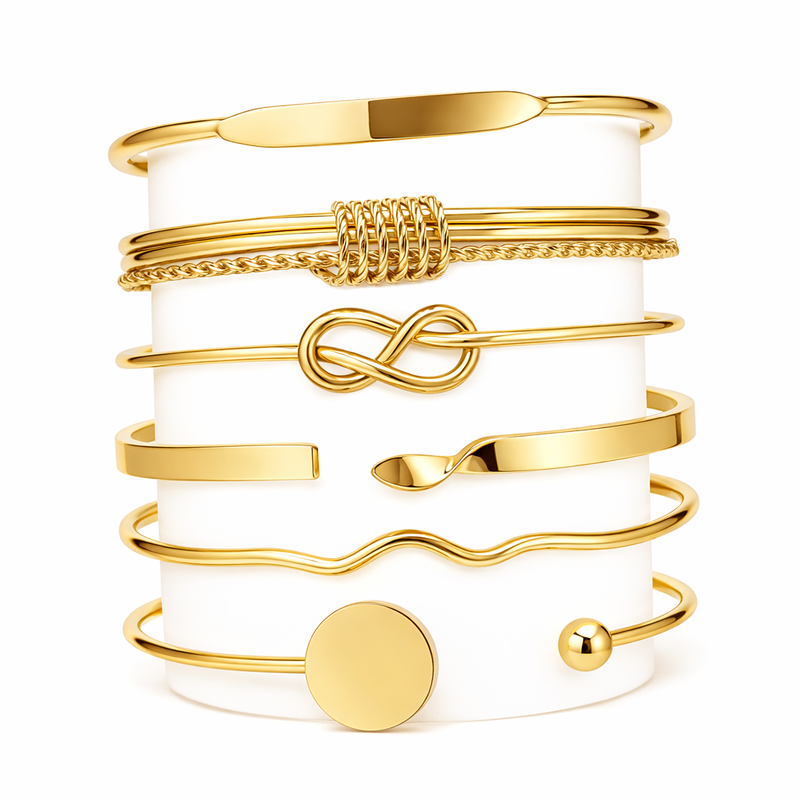 Parure Bracciali Eleganza Annodata Oro giallo