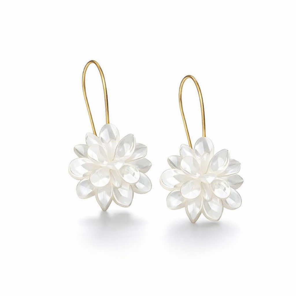 Orecchini Fiore Puri Oro giallo