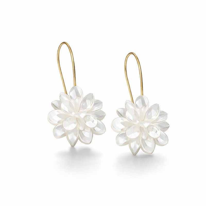 Orecchini Fiore Puri Oro giallo