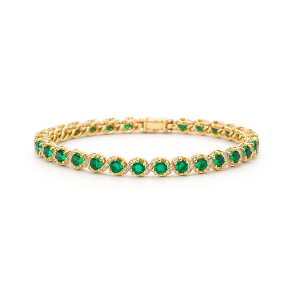 Fiora Emmeranthe Bracciale Smeraldo