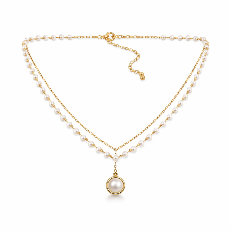 Collana Perla Senza Tempo Oro giallo