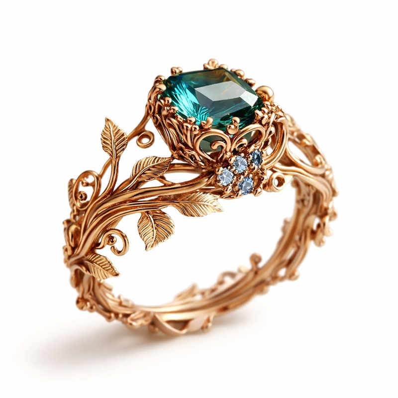 Forestlight Anello Cristallo Oro rosa