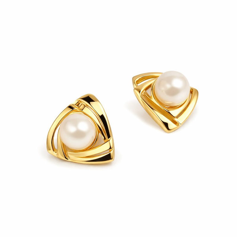 Orecchini Perla e Oro Squisiti Oro giallo