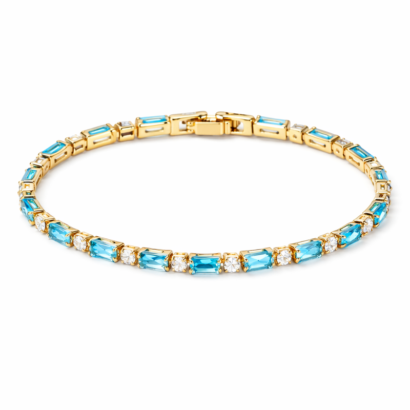 Bracciale Pietra Turchese Naturale Oro giallo