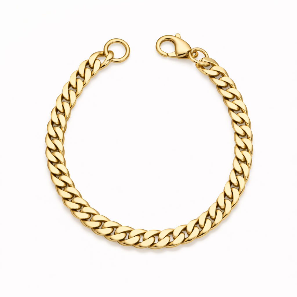Bracciale Cubano Estate Oro giallo