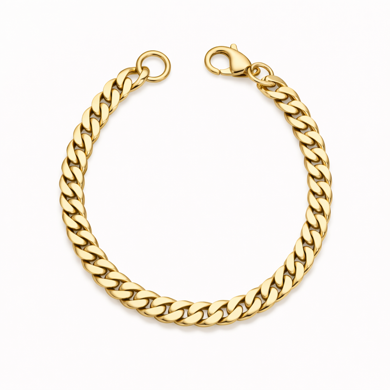 Bracciale Cubano Estate Oro giallo