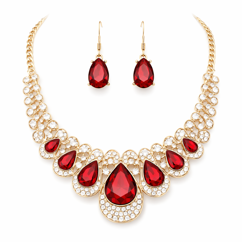 Maevina Crimselle Parure Rubino