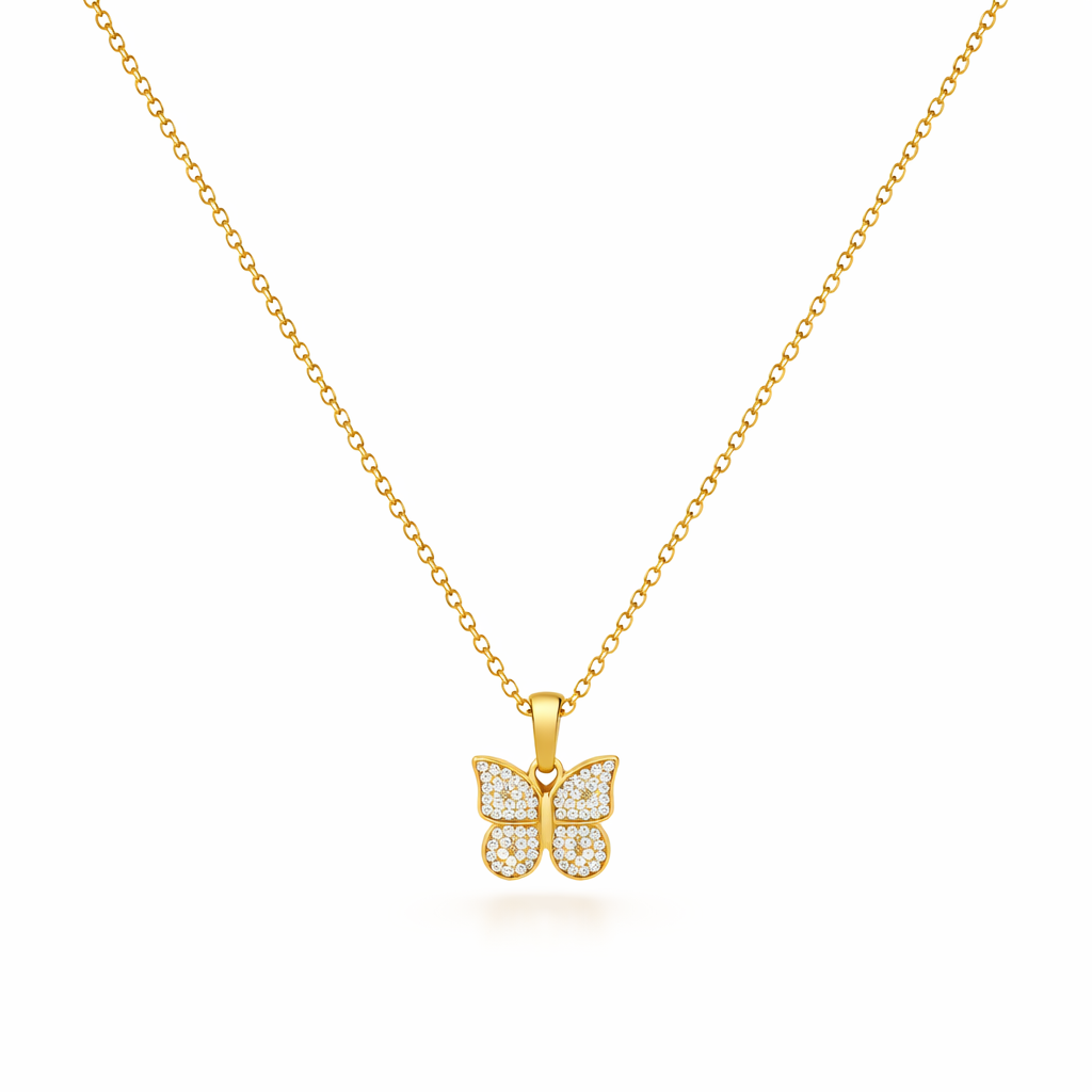 Collana Farfalla Radiante Oro giallo