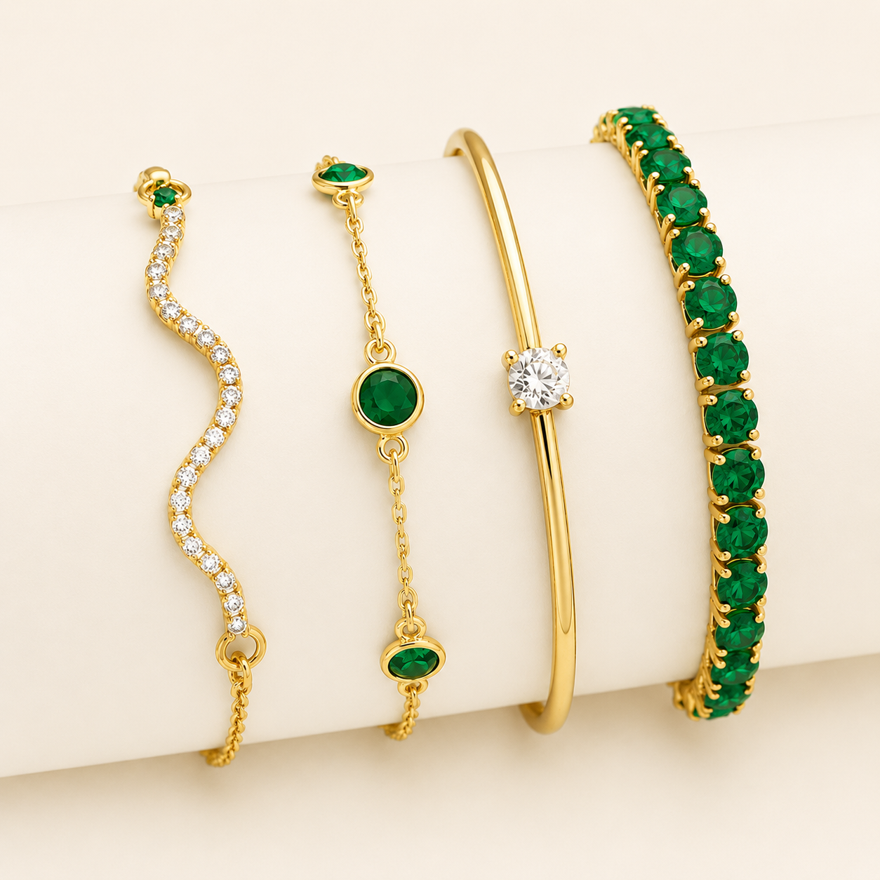 Sorina Feldwyn Parure Bracciali Oro giallo