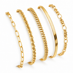 Ellis Renner Parure di Bracciali Oro giallo