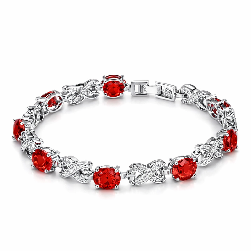 Alendra Flameaux Bracciale Rubino