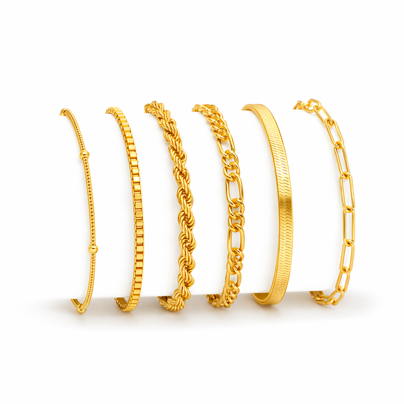 Isabella Vernetta Parure di Bracciali Oro giallo