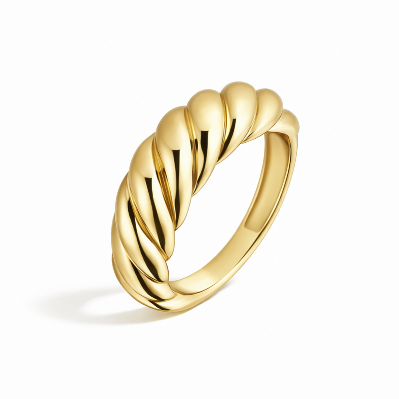 Anello Croissant Oro giallo