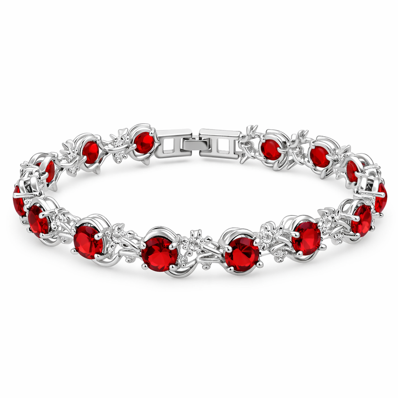 Bracciale Tennis Vite Rubino
