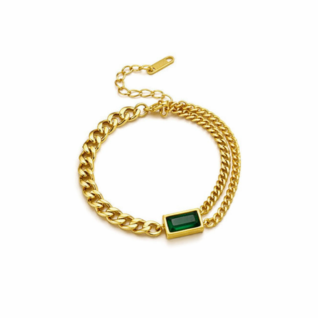 Elodie Veyrac Bracciale Smeraldo