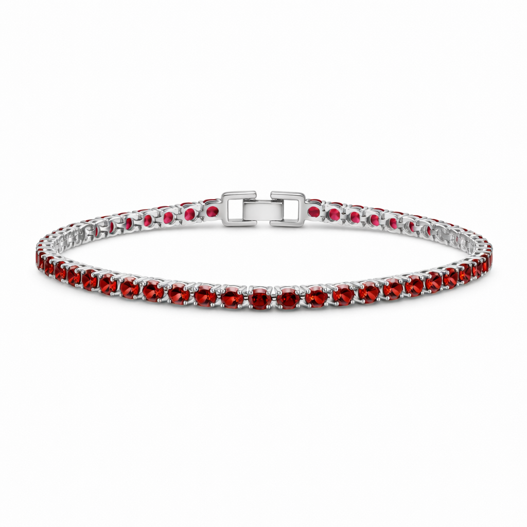 Bracciale Tennis Rubino