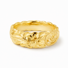 Anello Fiore Antico Oro giallo