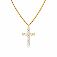 Collana Croce Oro giallo