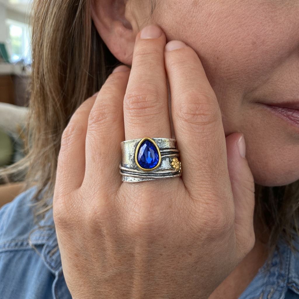 Anello Meditazione Pietra Boho