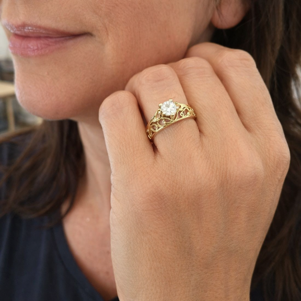 Anello Zircone Esotico Squisito