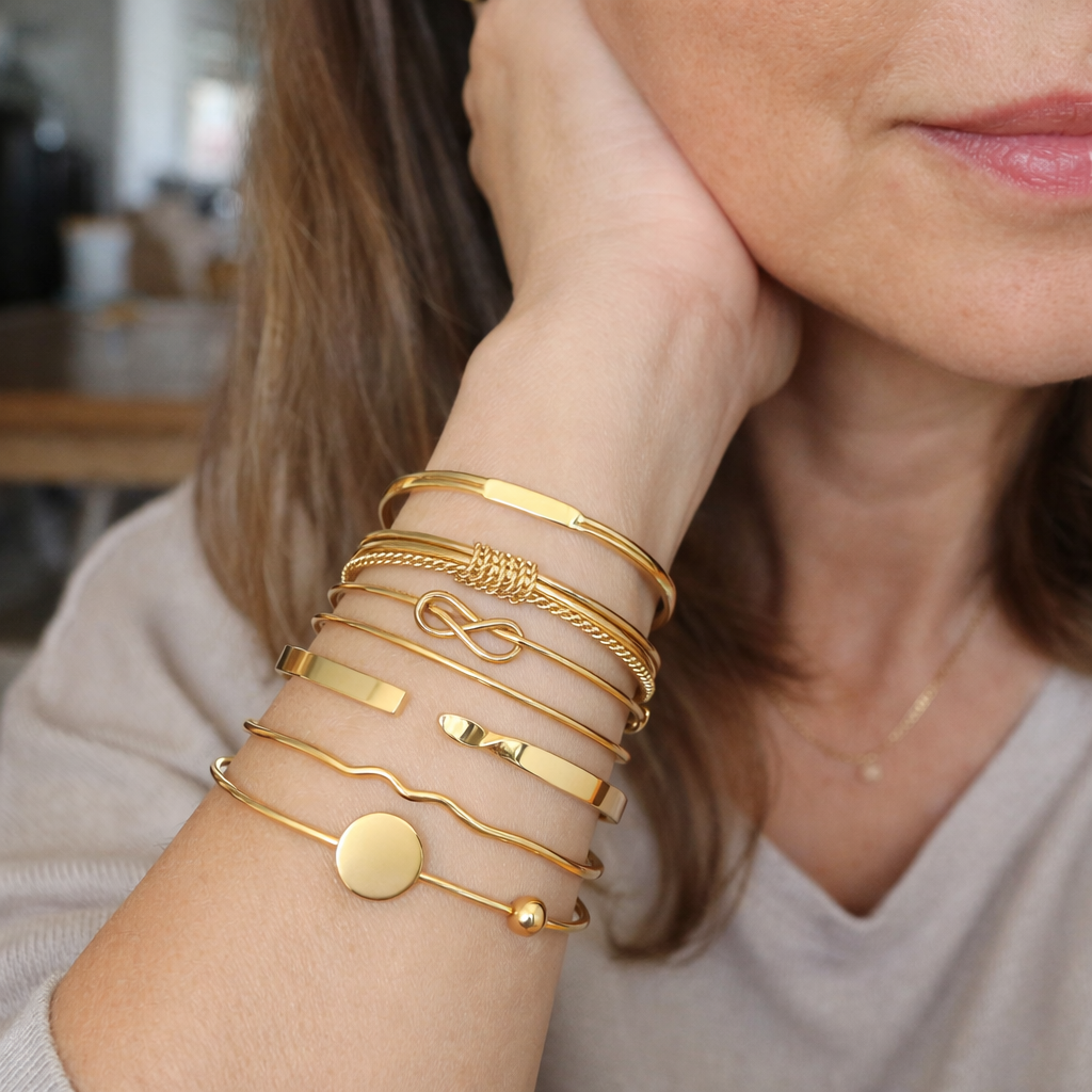 Parure Bracciali Eleganza Annodata Oro giallo