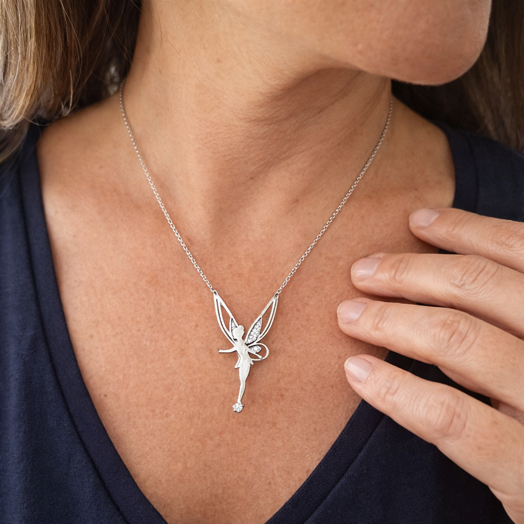 Collana Fata Fortuna Oro bianco