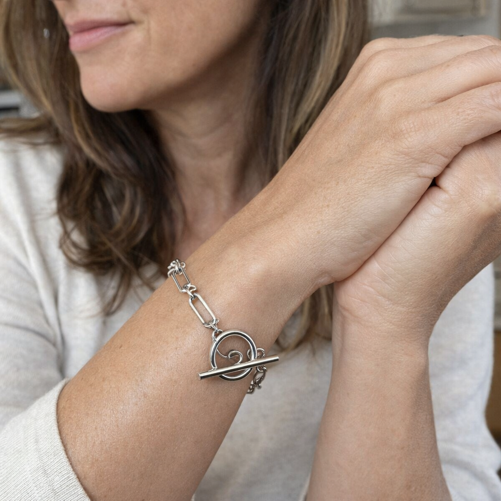 Bracciale Cerchi con Barra a T