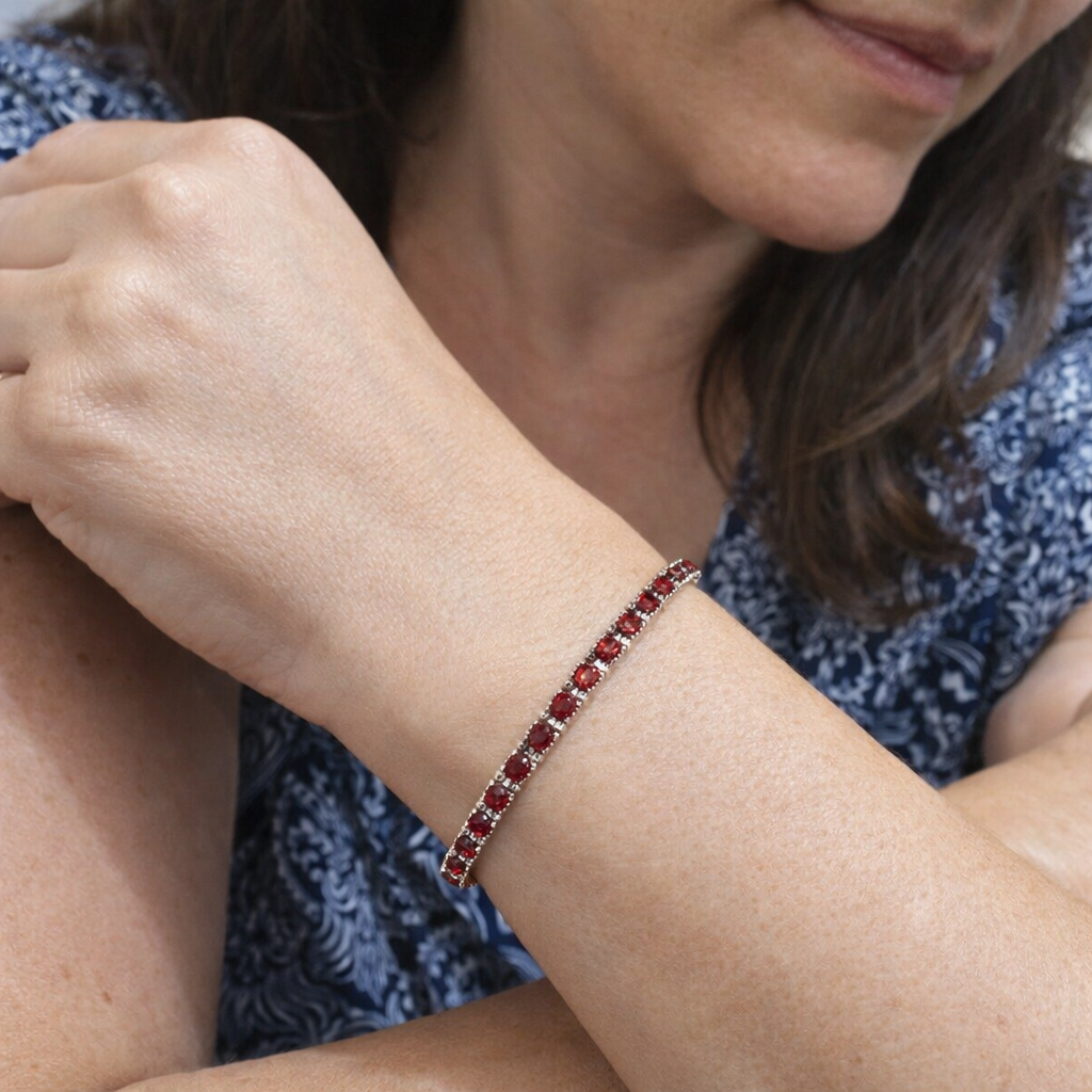 Bracciale Tennis Rubino