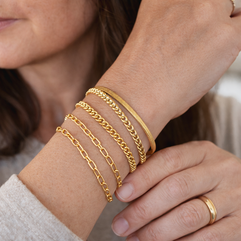 Ellis Renner Parure di Bracciali Oro giallo