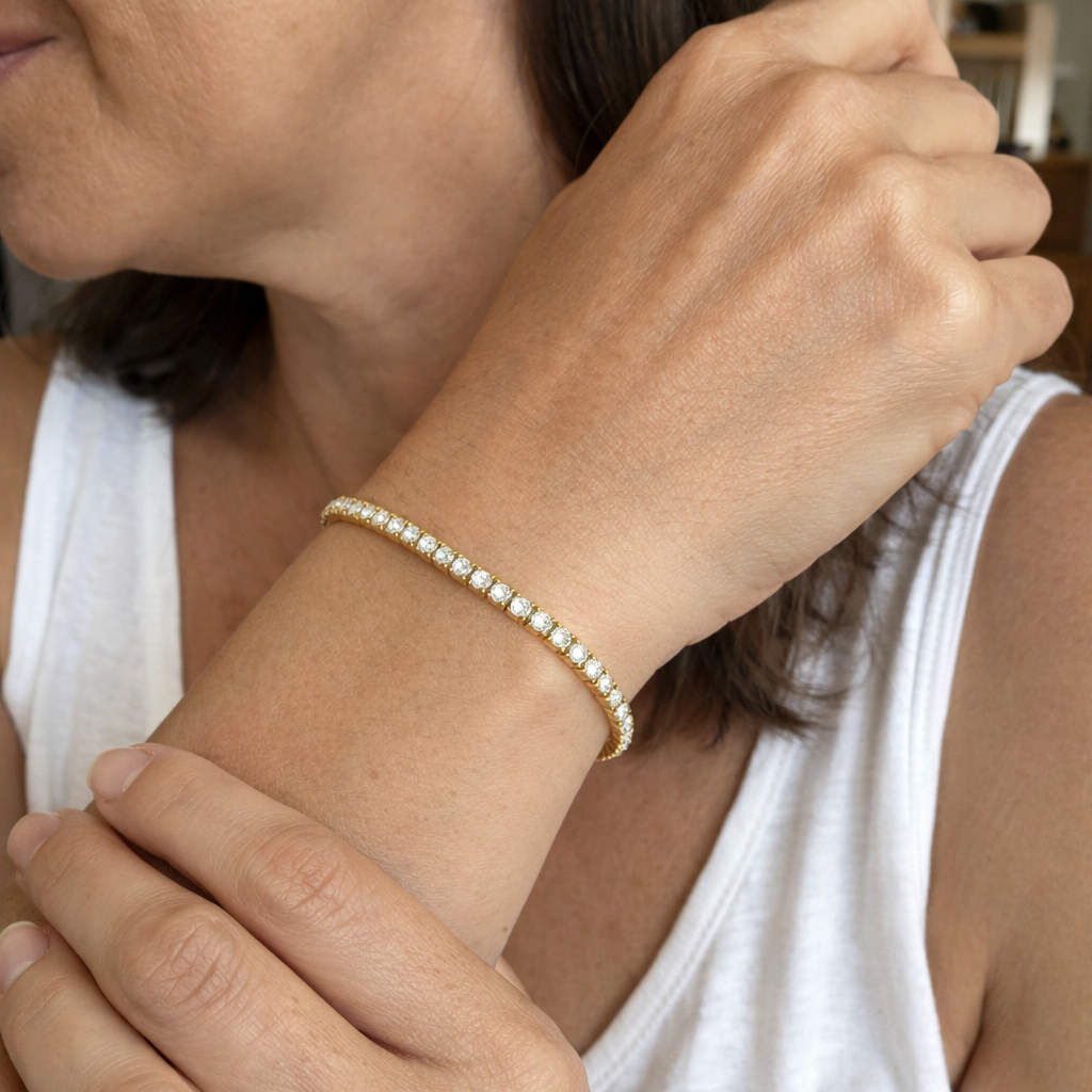 Bracciale Tennis Oro giallo